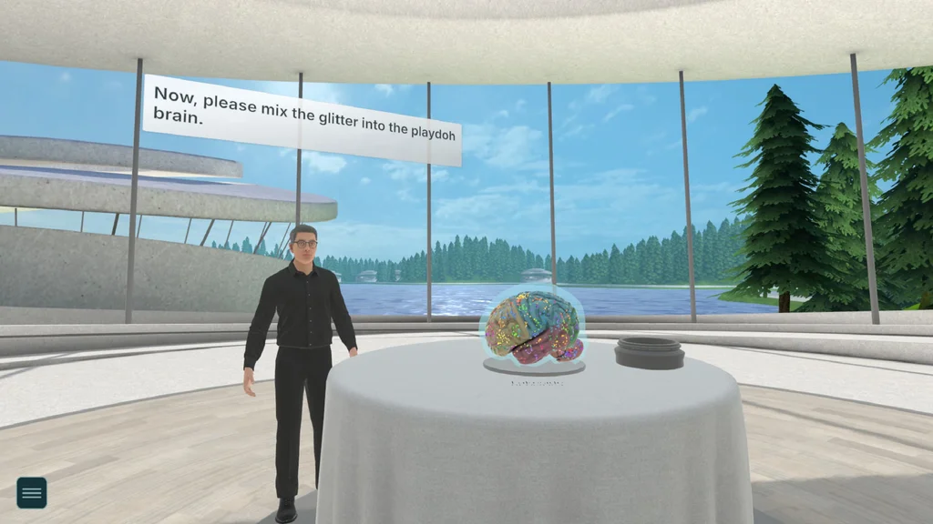 Hands-on playdough activity demonstrating trauma-informed learning
